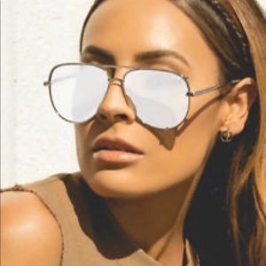 Quay Australia silver high key sunglasses